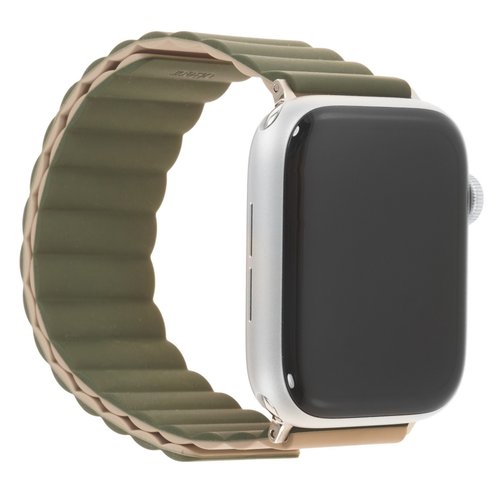 Ремешок uBear для Apple Watch 42/ 44/ 45/ 49mm зеленый/серый