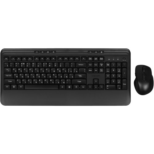 Keyboard and mouse Wireless   DEXP DKM-110WH black