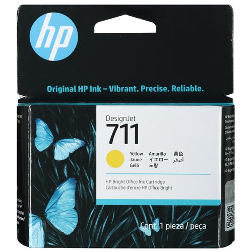Картридж HP 711 (CZ132A) желтый