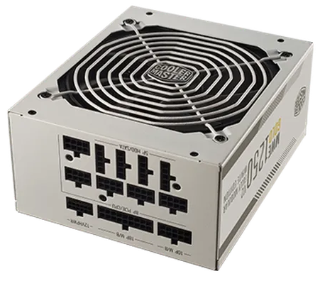 Блок питания Cooler Master MWE Gold 1250 - V2 White Edition [MPE-C501-AFCAG-3GEU] белый