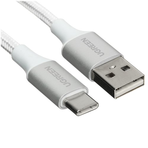 Кабель Ugreen USB Type-C - USB Type-A серебристый
