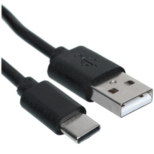 Kabel Aceline USB Type-C - USB Type-A qora