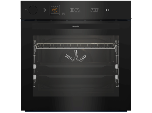 Электрический духовой шкаф Hotpoint HSTF 1352 H BL черный