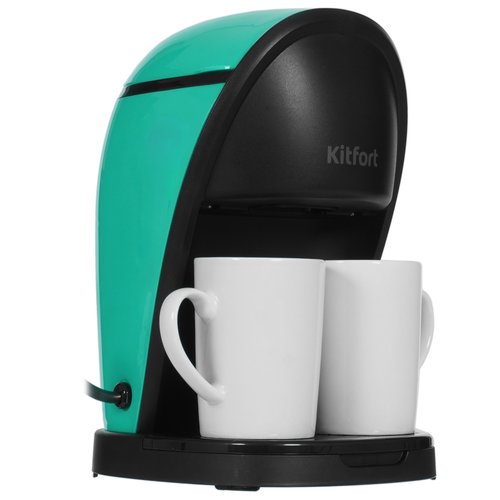 Кофеварка капельная Kitfort КТ-7188-2 зеленый