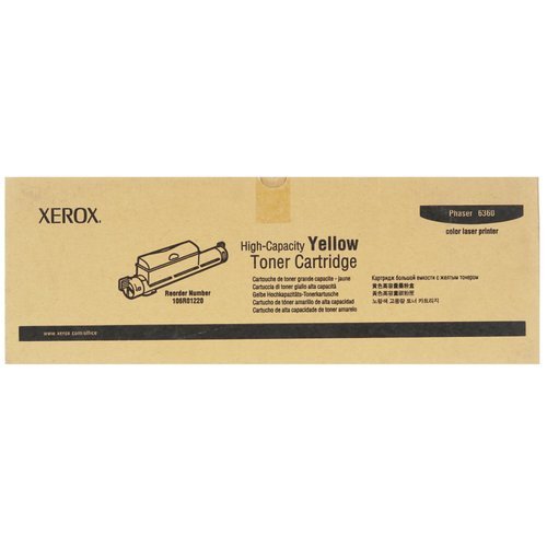 Картридж лазерный Xerox 106R01220 желтый, с чипом