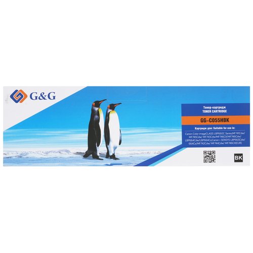 Картридж лазерный G&G GG-C055HBK черный
