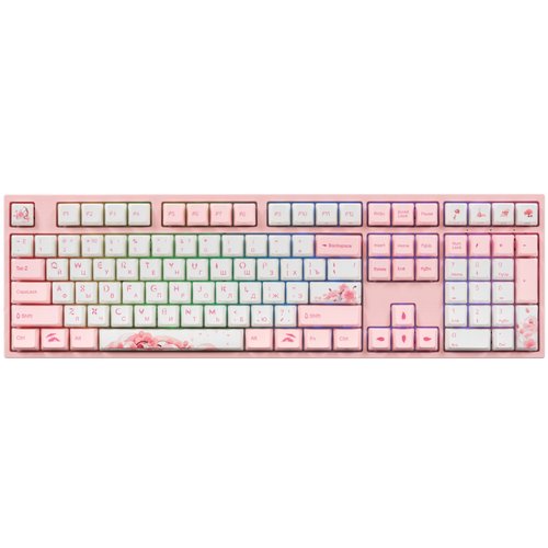 Клавиатура  проводная + беспроводная Varmilo APT108 Sakura R2