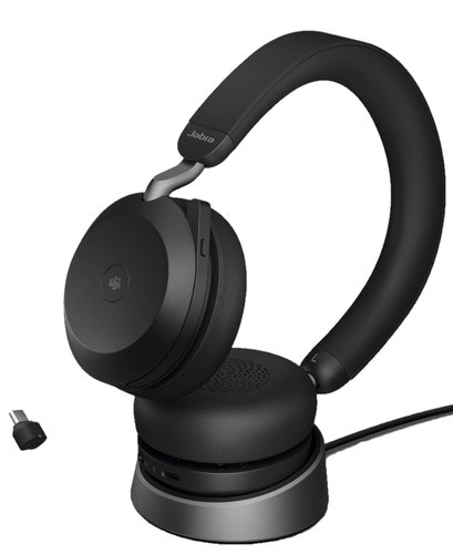 Беспроводные наушники Jabra Evolve2 75 + Док-станция черный 2021