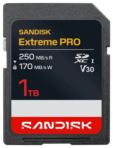 Карта памяти SanDisk Extreme SDXC 1000 ГБ [SDSDXXJ-1T00-GSCIN]