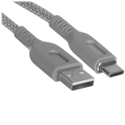 Кабель DEXP USB Type-C - USB Type-A серый 1 м