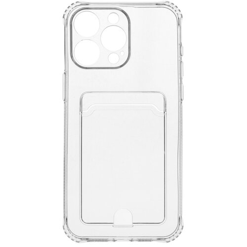 Накладка  Aceline Pocket для Apple iPhone 15 Pro Max прозрачный