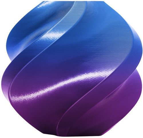 Пластик Bambu Lab PLA Silk Multi Color градиент фиолетово-голубой