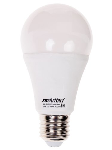 Лампа светодиодная Smartbuy A60 SBL-A60-13-40K-E27-A
