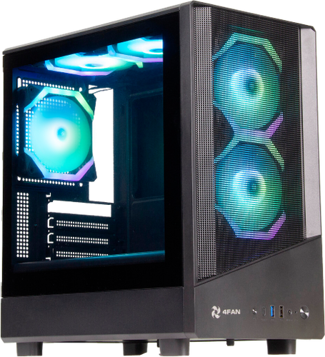 Купить Корпус 4FAN Indigon [INDMABFP] черный в интернет магазине DNS ...