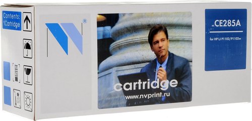 Картридж лазерный NV Print CE285A черный, с чипом