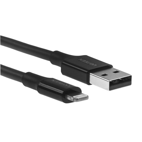 Кабель Ugreen Lightning 8-pin - USB Type-A черный