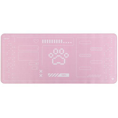 Коврик DEXP Print Stream (XL) розовый