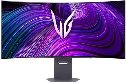 Монитор 45' LG UltraGear 45GX90SA-B OLED 3440x1440, 240 Гц, 0.03 мс, 21:9, 1300 кд/м² (пиковая), 2×HDMI 2.1, DP 1.4, USB-C (65 Вт PD), USB Hub, 3.5 Jack, динамики (2×7 Вт), DisplayHDR True Black 400, FreeSync Premium, G-Sync Compatible, изогнутый (800R), черный