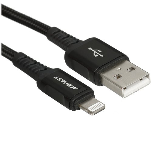 Cable ACEFAST Lightning 8-pin - USB Type-A black 1.8 m