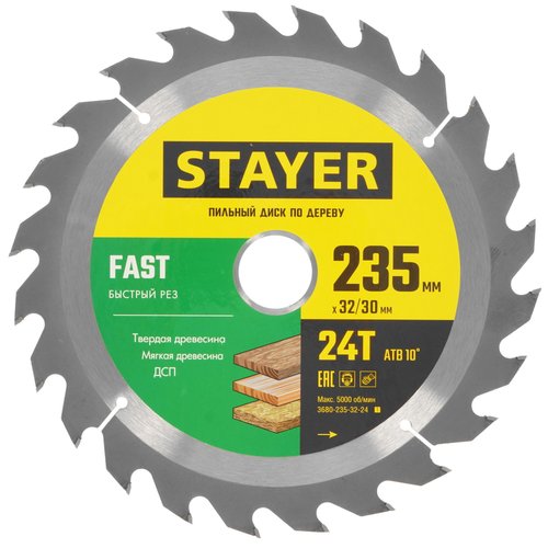 Диск пильный STAYER 3680-235-32-24_z01