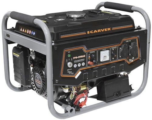Электрогенератор   бензиновый Carver PPG-3900AE