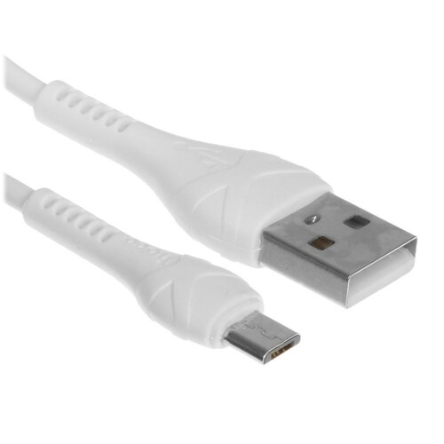 Кабель Hoco micro USB-B - USB Type-A белый 1 м