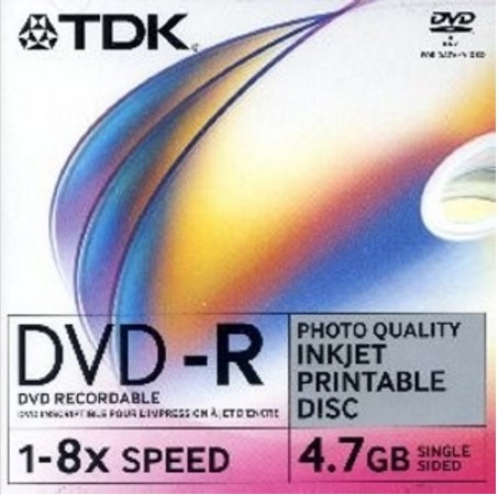 Купить Диск DVD-R 4.7Gb 8x Jewel Case (TDK) Printable в интернет ...