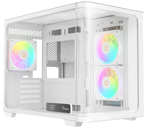 Корпус Ocypus Iota C50 Curve ARGB [Iota-C50-WHD300CD-GL] белый