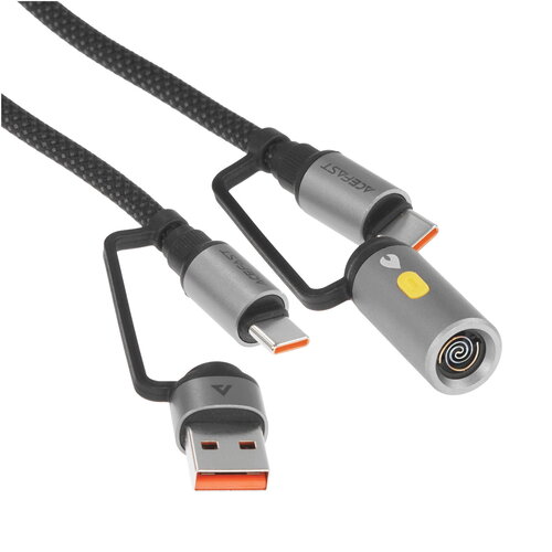 Кабель ACEFAST USB Type-C - USB Type-A, USB Type-C серый 1.2 м