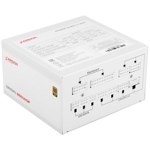 Блок питания ARDOR GAMING ORIGIN 850WGF White  белый