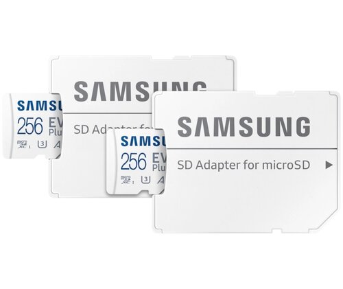 Карта памяти Samsung EVO Plus microSDXC 256 ГБ [BNDL-1641568123500]