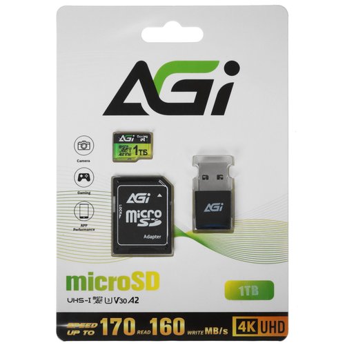 Карта памяти AGI TF138 microSDXC 1024 ГБ [AGI1T0G2BTF138]