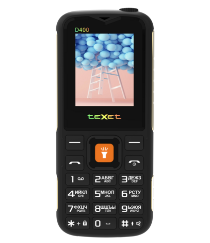 Сотовый телефон teXet TM-D400 черный