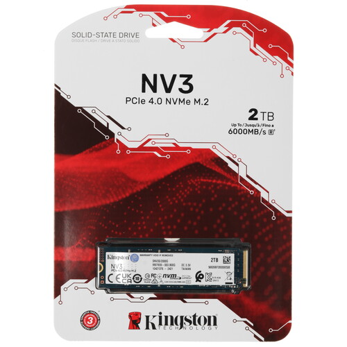 Купить 2000 ГБ M.2 NVMe накопитель Kingston NV3 [SNV3S/2000G] в ...