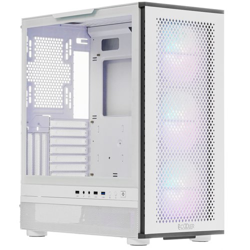 Корпус PCCooler ME200 MESH WH [C3-A520WHP3-GL] белый