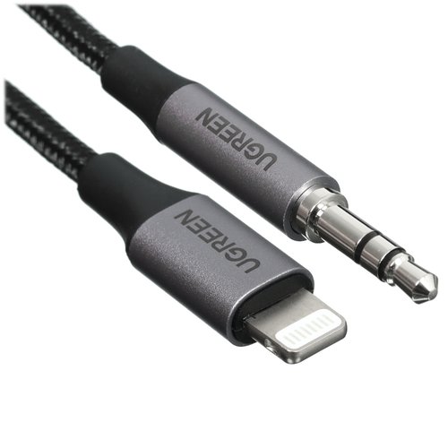Кабель   Ugreen Lightning - jack 3.5 мм черный
