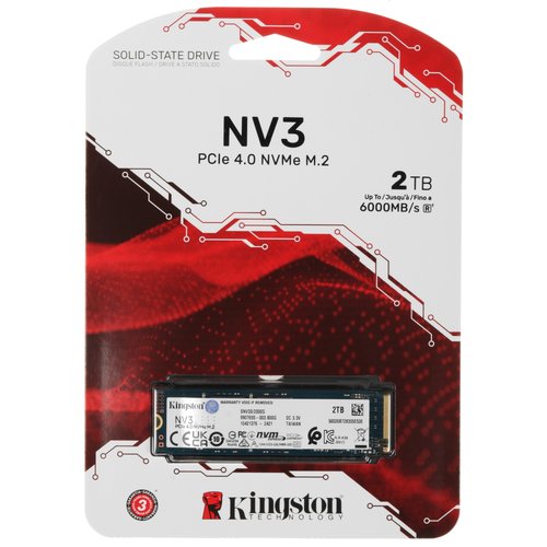 2000 GB M.2 SATA xotira qurilmasi Kingston NV3 [SNV3S/2000G]