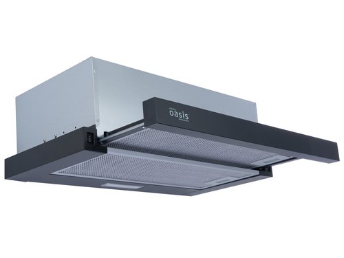 Вытяжка телескопическая Oasis UV-60B (F) черный/черный
