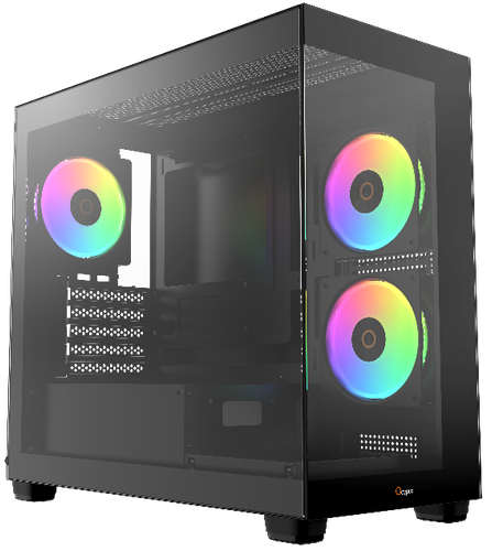 Корпус Ocypus Gamma C52 ARGB [Gamma C52 BK ARGB] черный