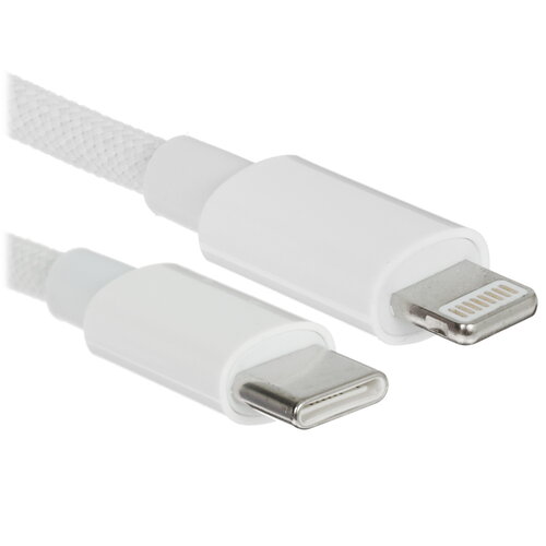 Кабель DEXP Lightning 8-pin - USB Type-C белый 1.8 м