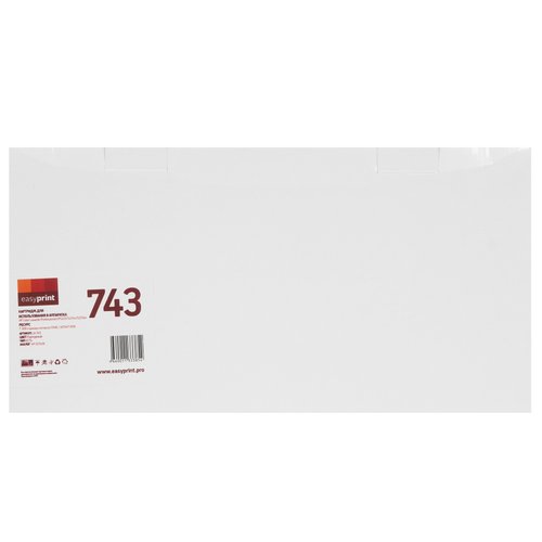 Картридж лазерный EasyPrint LH-743 пурпурный, с чипом