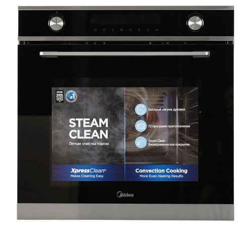 Электрический духовой шкаф Midea MO730CEX серебристый
