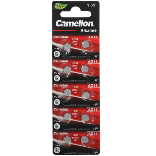 Батарейка Camelion G11 LR58 (AG11/G11/LR721/362A/162)