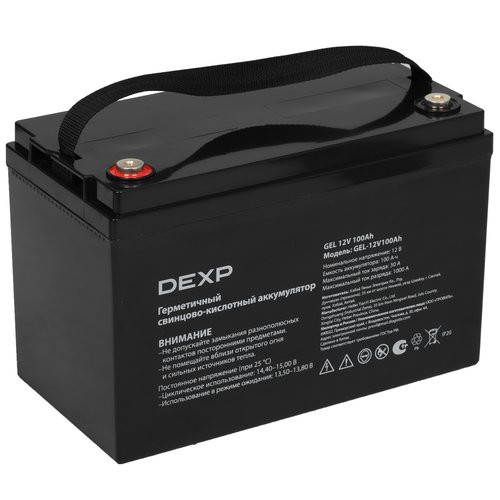 Uninterruptible power supply battery DEXP GEL 12V 100Ah