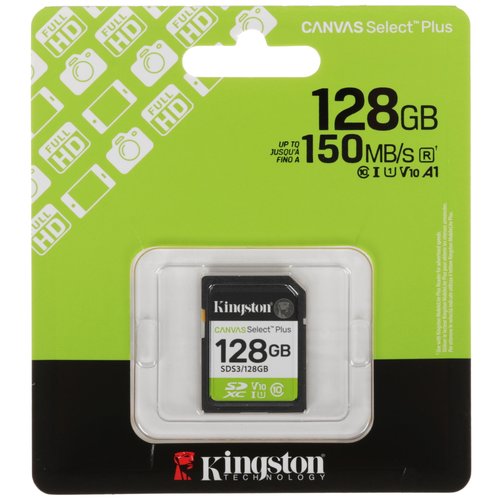 Карта памяти Kingston SDXC 128 ГБ [SDS3/128GB]