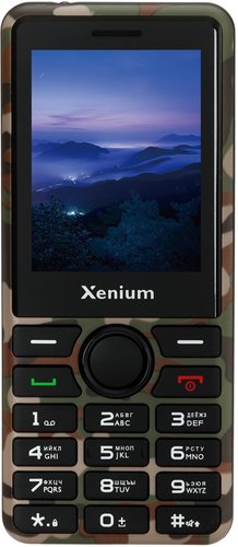 Uyali telefon Xenium X524 kamuflyajli