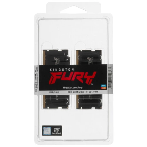 Оперативная память Kingston Fury Impact, DDR5, 16GB (2x8GB), 4800 MHz, CL38, SO-DIMM, фото4