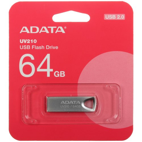 USB Flash memory 64 GB A-Data UV210 [AUV210-64G-RGD]