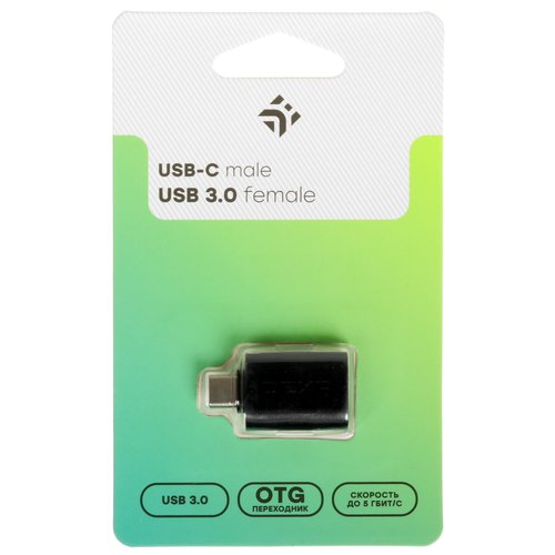 Adapter DEXP USB Type-C - USB Type-A black