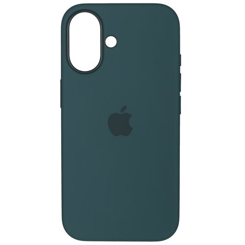Накладка  Apple Silicone Case для Apple iPhone 16 зеленый